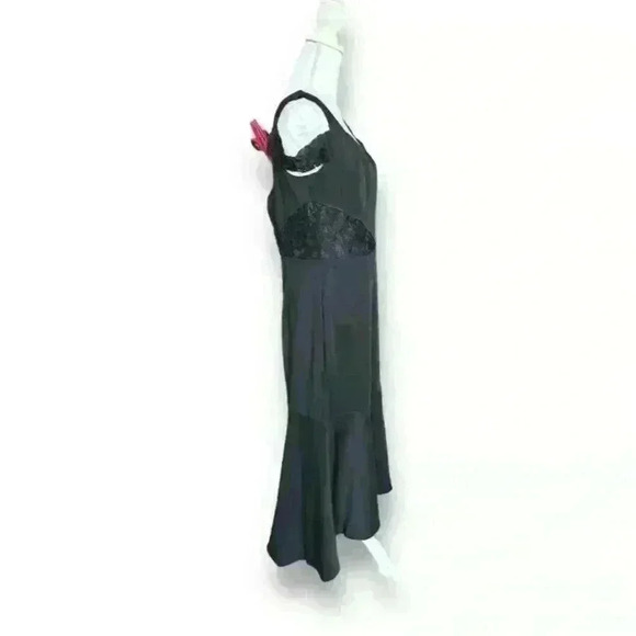 Alexa B Nite Women’s Black Mermaid Style Dress Size 14W NWT - Picture 3 of 6